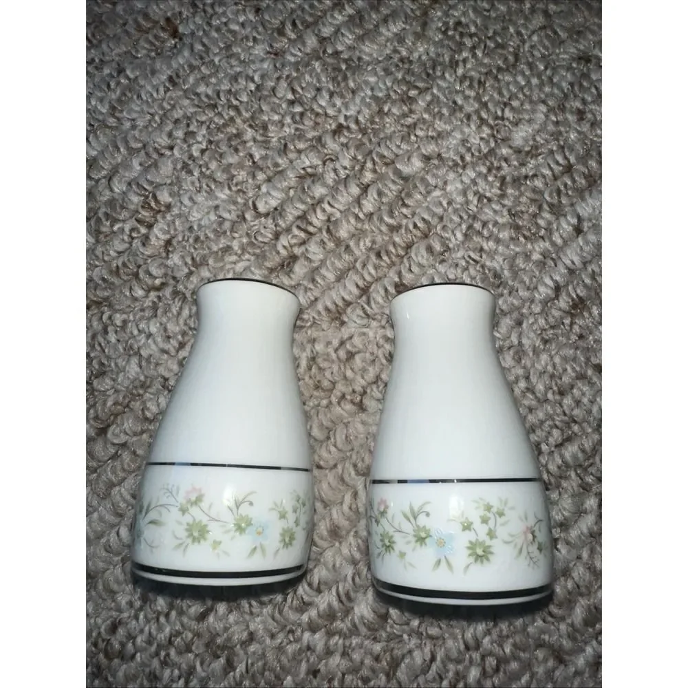 Rare Vintage Salt‎ & Pepper Set SAVANNAH By Noritake 2031 Fine China
